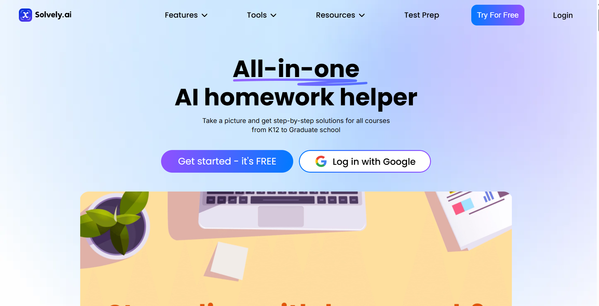 Solvely - AI Homework Helper Platform